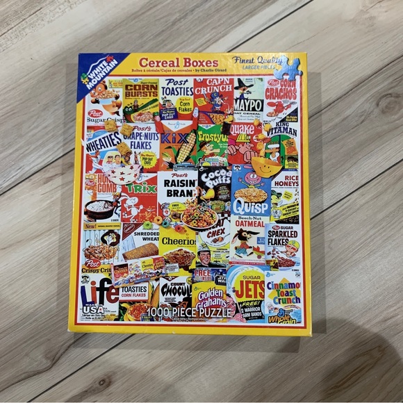WHITE MOUNTAIN Cereal Boxes Puzzle - Picture 4 of 8